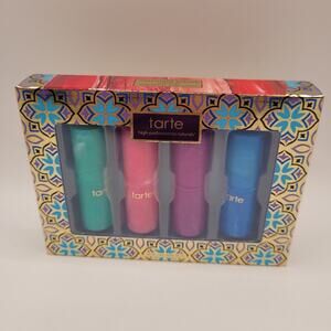 Tarte High Performance Naturals Mermaid Kisses Lipstick Set of 4 New